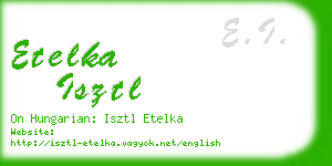 etelka isztl business card